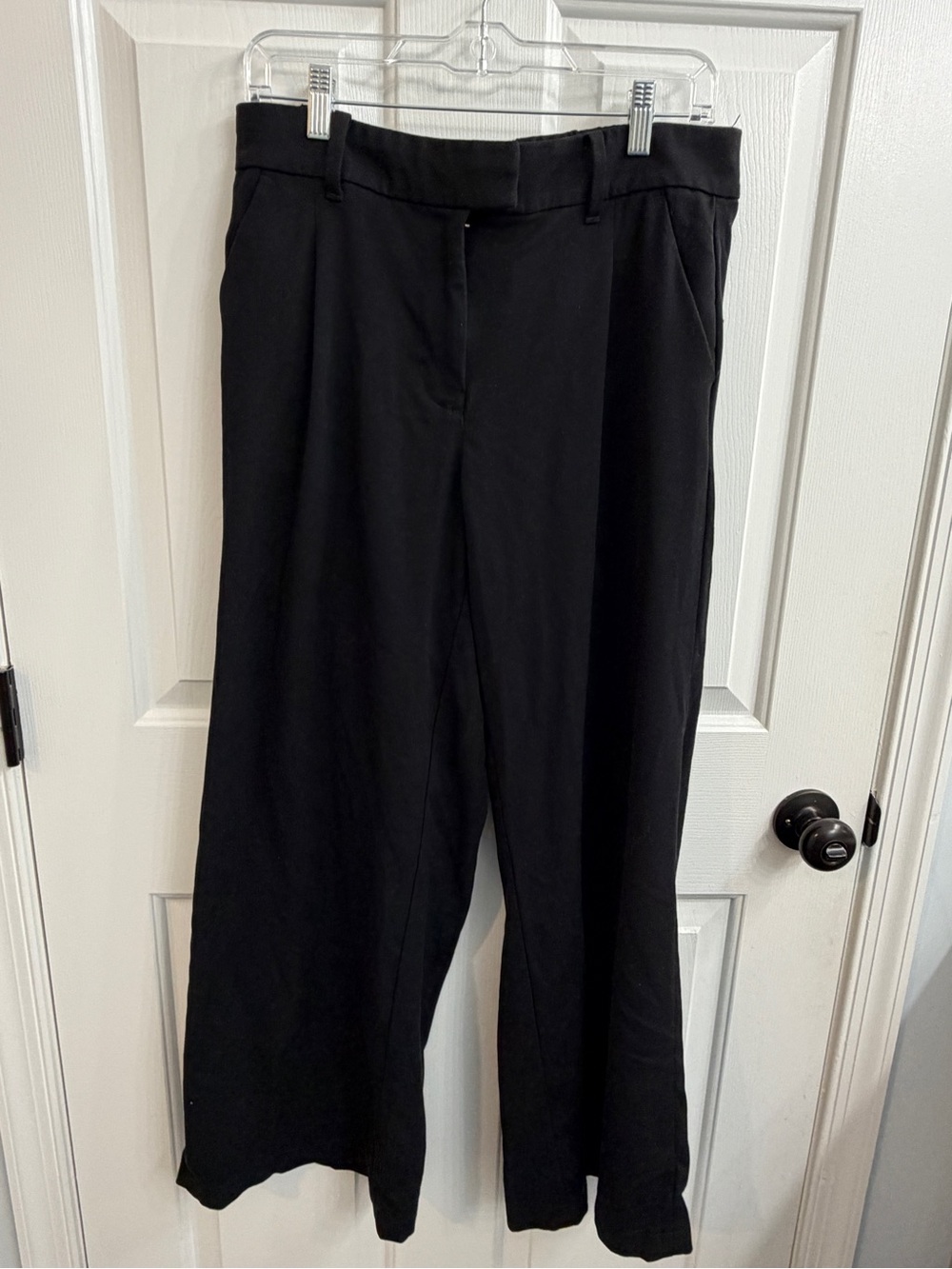 American Eagle Real Good Stretch Classic Black Wide-Leg Women's Pants